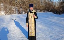 Водосвятный молебен на источнике Серафима Саровского